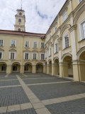 Courtyard in the University, Vilnius, Lithuania, Baltic States Photographic Print by Gary Cook