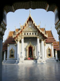 Wat Benchamabophit (Marble Temple), Bangkok, Thailand, Southeast Asia Photographic Print by Angelo Cavalli