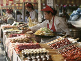 Wangfujing Snack Road, Wangfujing Dajie Shopping District, Beijing, China Photographic Print by Angelo Cavalli