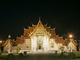 Wat Benchamabophit (Marble Temple), Bangkok, Thailand, Southeast Asia Photographic Print by Angelo Cavalli