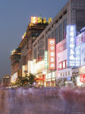 Wangfujing Dajie Shopping District, Beijing, China Photographic Print by Angelo Cavalli