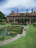 Lily Gardens and Strode House, Barrington Court, Somerset, England, United Kingdom Photographic Print by Chris Nicholson