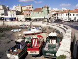 Fishing Boats at Low Tide, Peniche, Estremadura, Portugal Photographic Print by Ken Gillham