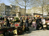 Saturday Market, Ville Basse, Carcassonne, Aude, Languedoc, France Photographic Print by Ken Gillham