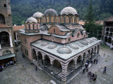 Main Church, Rila Monastery, Unesco World Heritage Site, Bulgaria Photographic Print by Peter Scholey