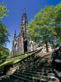 Scott Monument, Edinburgh, Lothian, Scotland, United Kingdom Photographic Print by Peter Scholey