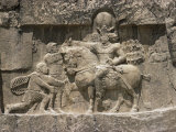 Valerian Before Shahpur, 241 to 272 AD, Naqsh-E Rustam, Iran, Middle East Photographie par Robert Harding