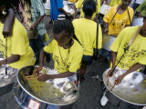 Steel Band Festival, Point Fortin, Trinidad, West Indies, Caribbean, Central America Lámina fotográfica por Robert Harding