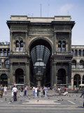 Galleria Vittorio Emanuele, the World's Oldest Mall, Milan, Italy Photographic Print by Tony Gervis