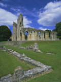Ruins of Glastonbury Abbey, Glastonbury, Somerset, England, UK Photographie par Chris Nicholson
