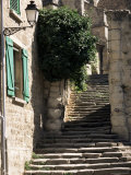 Church Steps, Auvers Sur Oise, France Photographic Print by Ken Gillham