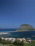 Rock Known as the Gibraltar of Greece, Monemvasia, Greece Photographic Print by Tony Gervis