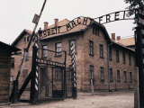 Entrance Gate with Lettering Arbeit Macht Frei, Auschwitz Concentration Camp, Poland Photographic Print by Ken Gillham