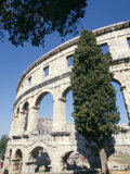 Roman Amphitheatre Dating from 1st Century Bc, with 22000 Capacity, Pula, Istria, Croatia Photographic Print by Ken Gillham