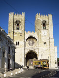 The Romanesque Style Se (Cathedral), Lisbon, Portugal Photographic Print by Peter Scholey