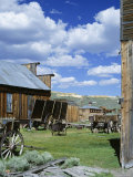 Wooden Buildings and Carts at Bodie, Ghost Town, Bodie State Historic Park, USA Photographic Print by Tony Gervis Wooden Buildings and Carts at Bodie, Ghost Town, Bodie State Historic Park, USA Photographic Print by Tony Gervis