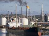 Oil Refinery, Willemstad, Curacao, Netherlands Antilles, West Indies, Caribbean, Central America Photographic Print by Ken Gillham