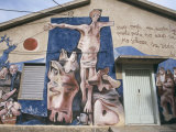 Political and Social Murals in Orgosolo, Nudro Province, Sardinia, Italy Photographic Print by Ken Gillham