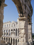 Roman Amphitheatre Dating from 1st Century Bc, with 22000 Capacity, Pula, Istria, Croatia Photographic Print by Ken Gillham