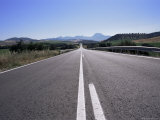Road Between Arcos De a Frontera and Grazalema, Andalucia, Spain Photographic Print by Peter Higgins