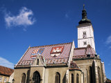 St. Mark's Church, Zagreb, Croatia Photographic Print by Ken Gillham