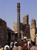 Iron Pillar Weighing Six Tons, Seven Metres High, Qutab Minar, Delhi, India Photographic Print by Robert Harding