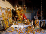 Kali, Hindu Goddess of Destruction, Totem, India Photographic Print by Alain Evrard
