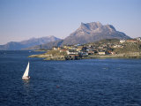 Godthabsfjord, Nuuk, Greenland, Polar Regions Photographie par Gavin Hellier
