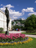 Mirabell Gardens and the Old City, Unesco World Heritage Site, Salzburg, Austria Photographic Print by Gavin Hellier