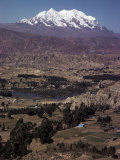 Illimani, 21184 Ft, Near La Paz, Bolivia, South America Photographic Print by Walter Rawlings