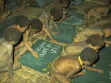 Children at School, Tari, Papua New Guinea Photographic Print by Carol Jopp