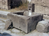 Water Trough, Pompeii, Campania, Italy Photographic Print by Walter Rawlings