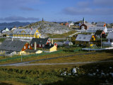 Our Saviour's Church and Jonathon Petersen Memorial, Nuuk (Godthab), Greenland, Polar Regions Photographic Print by Gavin Hellier