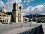 Early 17th Century Cathedral, Cuzco, Unesco World Heritage Site, Peru, South America Photographic Print by Walter Rawlings