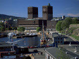City Hall, Central Oslo, Oslo, Norway, Scandinavia Photographic Print by Gavin Hellier