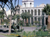 Plaza De Armas, Main Square, Arequipa, Unesco World Heritage Site, Peru, South America Photographic Print by Walter Rawlings