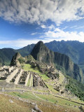 Inca Ruins in Morning Light, Machu Picchu, Unesco World Heritage Site, Urubamba Province, Peru Photographie par Gavin Hellier