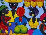 Cuban Painting, Havana, Cuba, West Indies, Central America Fotoprint van Gavin Hellier