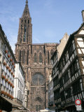 Gothic Christian Cathedral Dating from the 12th to 15th Centuries, Strasbourg, Alsace, France Photographic Print by Geoff Renner