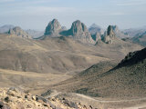 Hoggar Mountains, Algeria, North Africa, Africa Lámina fotográfica por Geoff Renner