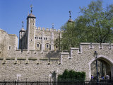 The White Tower and Outer Wall, Tower of London, Unesco World Heritage Site, London, England Photographic Print by Walter Rawlings
