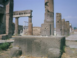 Forum, Pompeii, Campania, Italy Photographic Print by Walter Rawlings