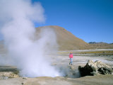 El Tatio Geysers and Fumaroles in the Andes at 4,300M, Northern Part of Chile, Chile, South America Photographic Print by Geoff Renner