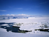 Looking East to West Coast of Antarctic Peninsula, Antarctica, Polar Regions Lámina fotográfica por Geoff Renner