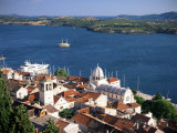 View Over the Old Town and Cathedral of St. Jacob, Sibenik, Knin Region, Dalmatia, Croatia Photographic Print by Gavin Hellier
