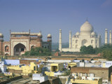 Taj Mahal, Unesco World Heritage Site, Agra, Uttar Pradesh State, India Photographic Print by Gavin Hellier