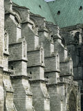 Buttresses on the South Front of the Cathedral, Chartres, France Photographie par Walter Rawlings