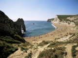 Durdle Door and Beach, Dorset, England, United Kingdom Photographic Print by David Hughes Durdle Door and Beach, Dorset, England, United Kingdom Photographic Print by David Hughes