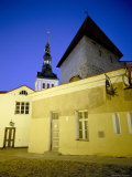 Old Town at Dusk, Unesco World Heritage Site, Tallinn, Estonia, Baltic States Photographic Print by Gavin Hellier