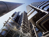 Lloyds Building, Architect Richard Rogers, City of London, London, England, United Kingdom Photographic Print by Walter Rawlings